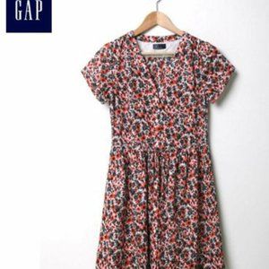 NWT Gap Women's Multicolor Floral Shirt Dress 4